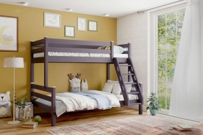 АДЕЛЬ Кровать двухъярусная с наклонной лестницей (лаванда) в Тавде - tavda.mebel-74.com | фото