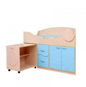 Набор мебели для детской Юниор -12.2 (700*1860) МДФ матовый в Тавде - tavda.mebel-74.com | фото