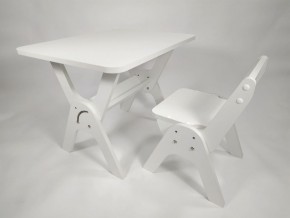 Детский растущий стол-парта и стул Я САМ "Умка" (Белый) в Тавде - tavda.mebel-74.com | фото