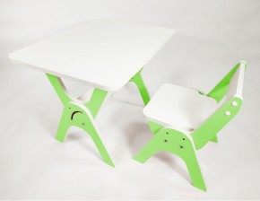 Детский растущий стол-парта и стул Я САМ "Умка" (Зеленый) в Тавде - tavda.mebel-74.com | фото