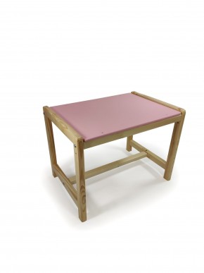 Детский растущий стол Я САМ "Лофт" (Розовый, Сосна) в Тавде - tavda.mebel-74.com | фото
