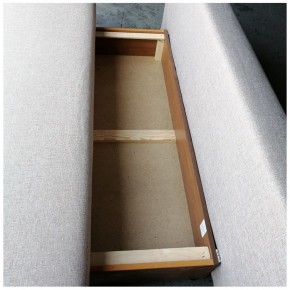 Диван-кровать Комфорт без подлокотников BALTIC AZURE (2 подушки) в Тавде - tavda.mebel-74.com | фото