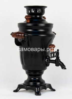 Электрический самовар "Черный Русский" матовый тюльпан в наборе на 1,5 литра. Ограниченная серия. в Тавде - tavda.mebel-74.com | фото
