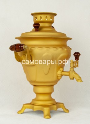 Электрический самовар "Русское золото" матовая груша на 2 литра (Ограниченная серия) в Тавде - tavda.mebel-74.com | фото