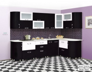 Кухонный гарнитур Ника-1 Мыло 2700*1500 в Тавде - tavda.mebel-74.com | фото