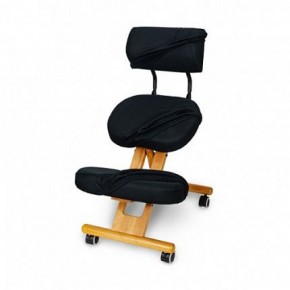 Коленный стул со спинкой Smartstool KW02В + Чехлы в Тавде - tavda.mebel-74.com | фото