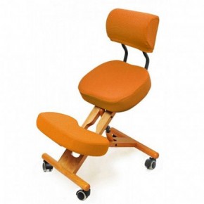 Коленный стул со спинкой Smartstool KW02В + Чехлы в Тавде - tavda.mebel-74.com | фото