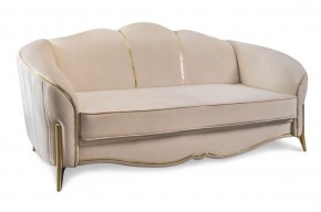 Комплект мягкой мебели Lara 3-1-1 с раскладным механизмом (бежевый/золото) в Тавде - tavda.mebel-74.com | фото