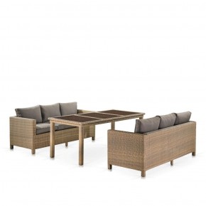 Комплект плетеной мебели T365/S65B-W65 Light Brown в Тавде - tavda.mebel-74.com | фото