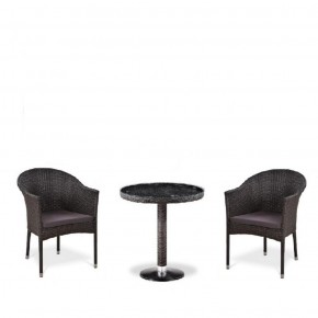Комплект плетеной мебели T601/Y350A-W53 Brown (2+1) в Тавде - tavda.mebel-74.com | фото
