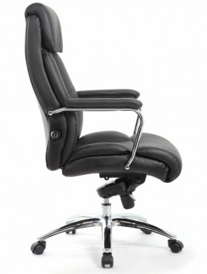 Кресло BRABIX PREMIUM "Phaeton EX-502" (кожа с компаньоном, хром, черное) 530882 в Тавде - tavda.mebel-74.com | фото