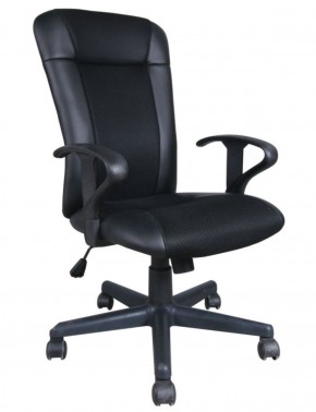 Кресло BRABIX "Optima MG-370" (экокожа/ткань, черное) 531580 в Тавде - tavda.mebel-74.com | фото