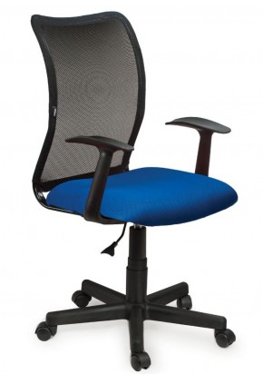 Кресло BRABIX "Spring MG-307", с подлокотниками, комбинированное синее/черное TW, 531404 в Тавде - tavda.mebel-74.com | фото