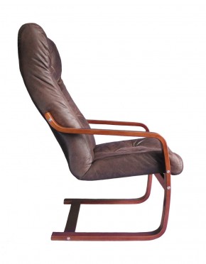 Кресло для отдыха (пружинка) Магнат 102-З-Ш замша ШОКОЛАД в Тавде - tavda.mebel-74.com | фото