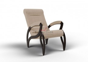 Кресло для отдыха Зельден 20-Т-П (ткань/венге) ПЕСОК в Тавде - tavda.mebel-74.com | фото