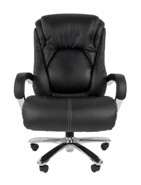 Кресло для руководителя CHAIRMAN 402 (Кожа) Черное в Тавде - tavda.mebel-74.com | фото
