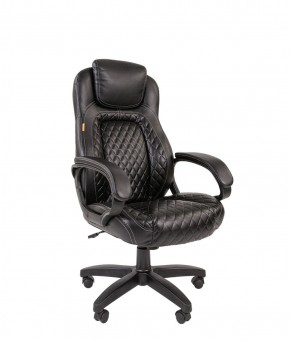 Кресло для руководителя  CHAIRMAN 432 (Экокожа черная) в Тавде - tavda.mebel-74.com | фото