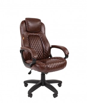 Кресло для руководителя  CHAIRMAN 432 (Экокожа коричневая) в Тавде - tavda.mebel-74.com | фото