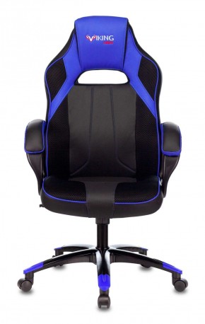 Кресло игровое Бюрократ VIKING 2 AERO BLUE черный/синий в Тавде - tavda.mebel-74.com | фото