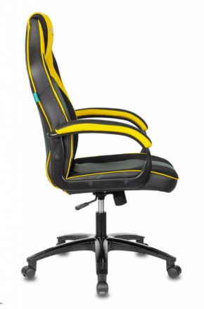 Кресло игровое Бюрократ VIKING 2 AERO YELLOW черный/желтый в Тавде - tavda.mebel-74.com | фото
