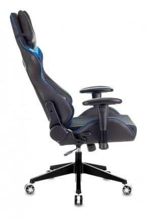Кресло игровое Бюрократ VIKING 4 AERO BLUE черный/синий в Тавде - tavda.mebel-74.com | фото