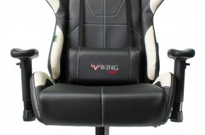 Кресло игровое Бюрократ VIKING 5 AERO WHITE черный/белый в Тавде - tavda.mebel-74.com | фото