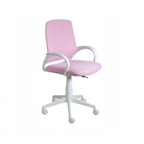 Кресло Ирис White сетка/ткань розовая в Тавде - tavda.mebel-74.com | фото