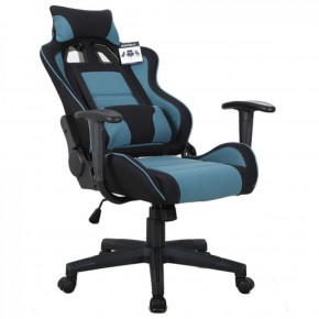 Кресло компьютерное BRABIX "GT Racer GM-100" (черное/голубое) 531818 в Тавде - tavda.mebel-74.com | фото