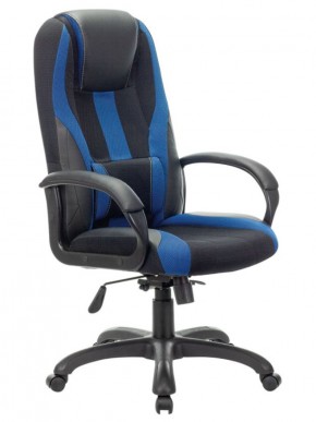 Кресло компьютерное BRABIX PREMIUM "Rapid GM-102" (экокожа/ткань, черное/синее) 532106 в Тавде - tavda.mebel-74.com | фото