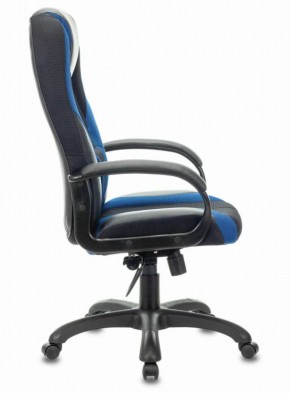 Кресло компьютерное BRABIX PREMIUM "Rapid GM-102" (экокожа/ткань, черное/синее) 532106 в Тавде - tavda.mebel-74.com | фото
