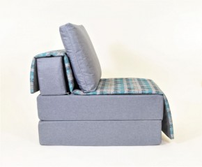 Кресло-кровать бескаркасное Харви (серый-квадро азур) в Тавде - tavda.mebel-74.com | фото