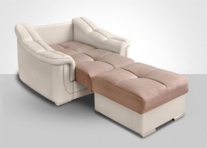 Кресло-кровать + Пуф Кристалл (ткань до 300) НПБ в Тавде - tavda.mebel-74.com | фото