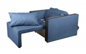 Кресло-кровать Милена с подлокотниками (синий) Велюр в Тавде - tavda.mebel-74.com | фото