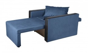 Кресло-кровать Милена с подлокотниками (синий) Велюр в Тавде - tavda.mebel-74.com | фото