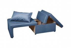 Кресло-кровать Милена (синий) Велюр в Тавде - tavda.mebel-74.com | фото