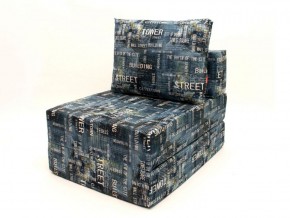 Кресло-кровать-пуф бескаркасное Окта (Велюр принт 2) в Тавде - tavda.mebel-74.com | фото