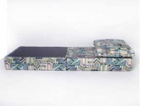 Кресло-кровать-пуф бескаркасное Окта (Велюр принт 2) в Тавде - tavda.mebel-74.com | фото