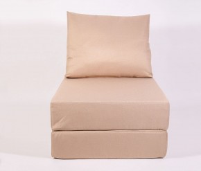 Кресло-кровать-пуф бескаркасное Прайм (Бежевый песочный) в Тавде - tavda.mebel-74.com | фото