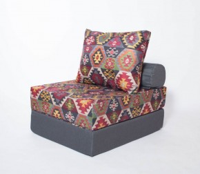 Кресло-кровать-пуф бескаркасное Прайм (мехико серый-графит) в Тавде - tavda.mebel-74.com | фото