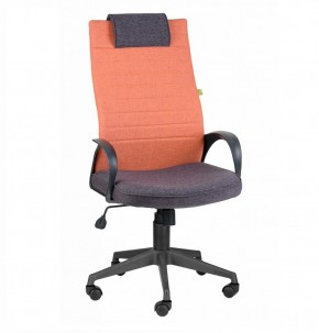 Кресло Квест HOME (Ткань КФ-28/КФ-13) оранжевый-сливовый в Тавде - tavda.mebel-74.com | фото