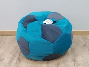 Кресло-мешок Мяч S (Shaggy Azure-Shaggy Grafit) в Тавде - tavda.mebel-74.com | фото
