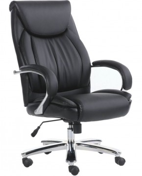 Кресло офисное BRABIX PREMIUM "Advance EX-575" (хром, экокожа, черное) 531825 в Тавде - tavda.mebel-74.com | фото