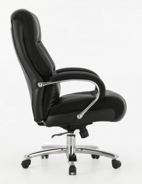 Кресло офисное BRABIX PREMIUM "Bomer HD-007" (рециклированная кожа, хром, черное) 531939 в Тавде - tavda.mebel-74.com | фото
