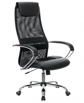Кресло офисное BRABIX PREMIUM "Stalker EX-608 CH" (хром, ткань-сетка/кожзам, черное) 532091 в Тавде - tavda.mebel-74.com | фото