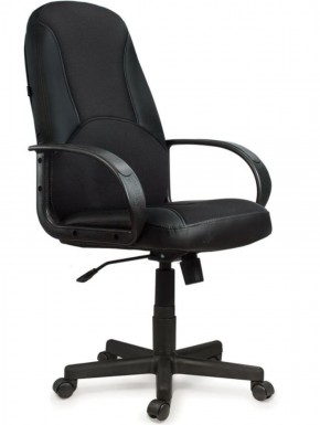 Кресло офисное BRABIX "City EX-512" (кожзам черный, ткань черная) 531407 в Тавде - tavda.mebel-74.com | фото