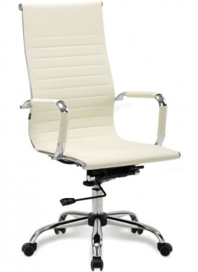 Кресло офисное BRABIX "Energy EX-509" (экокожа, хром, бежевое) 531166 в Тавде - tavda.mebel-74.com | фото