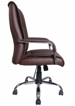 Кресло офисное BRABIX "Space EX-508" (экокожа, хром, коричневое) 531164 в Тавде - tavda.mebel-74.com | фото