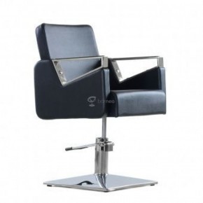 Кресло парикмахерское Barneo 6300V5 черное в Тавде - tavda.mebel-74.com | фото