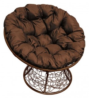 Кресло "ПАПАСАН" ротанг (каркас коричневый) в Тавде - tavda.mebel-74.com | фото