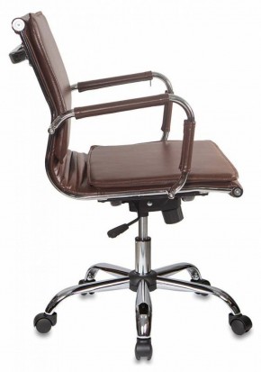 Кресло руководителя Бюрократ CH-993-LOW/BROWN коричневый в Тавде - tavda.mebel-74.com | фото